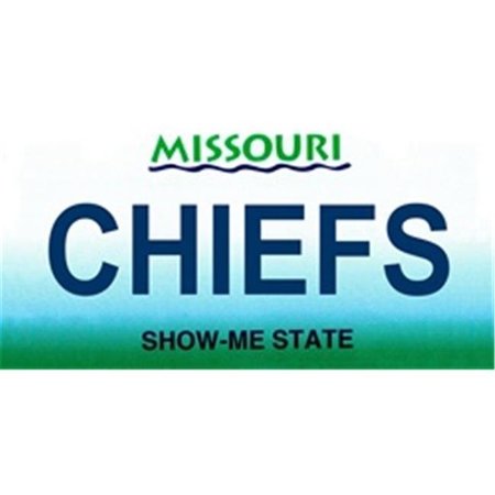 POWERHOUSE Missouri State Background License Plates- Chiefs PO840449